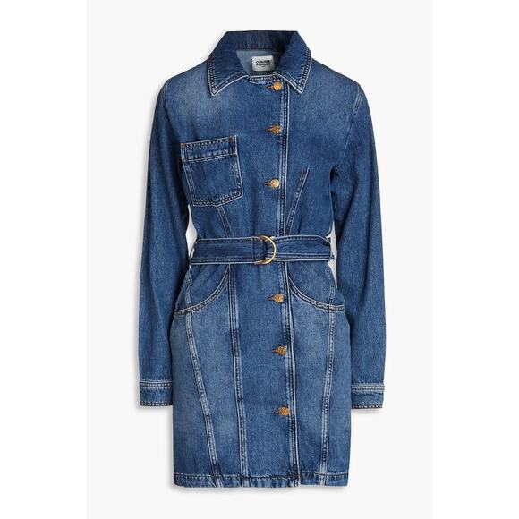 Claudie Pierlot Dresses & Skirts - Claudie Pierlot Roulie Belted Denim Dress